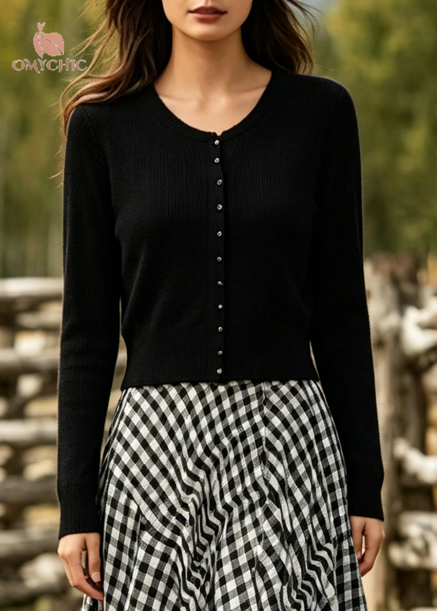 Boho V Neck Plaid Exra Large Hem Cotton Two Pieces Set Spring