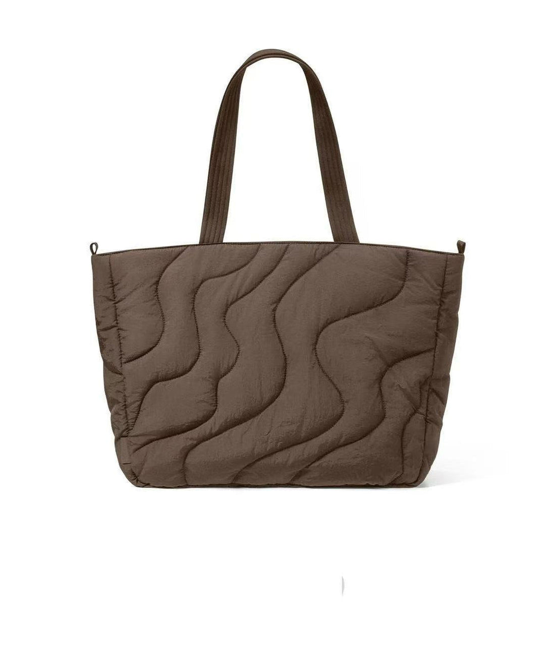 Boho White Solid Durable Large Capacity Nylon Satchel Handbag