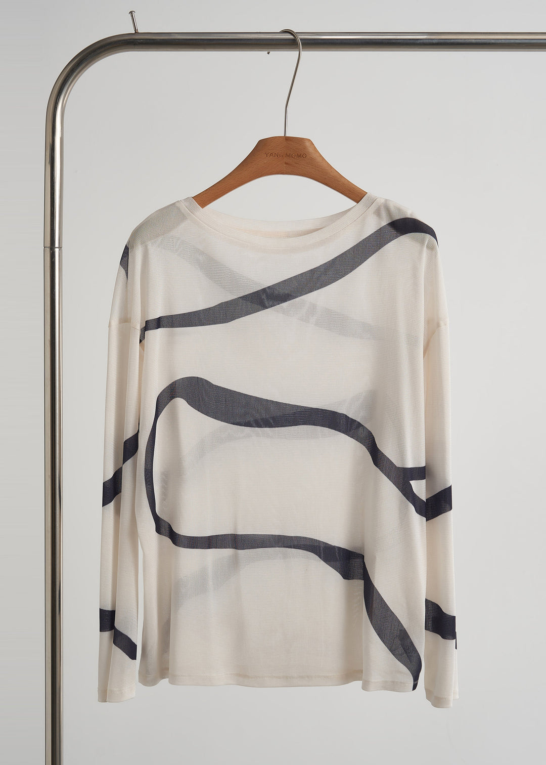 Boutique Apricot Striped Chiffon Two Piece Set Women Clothing Fall