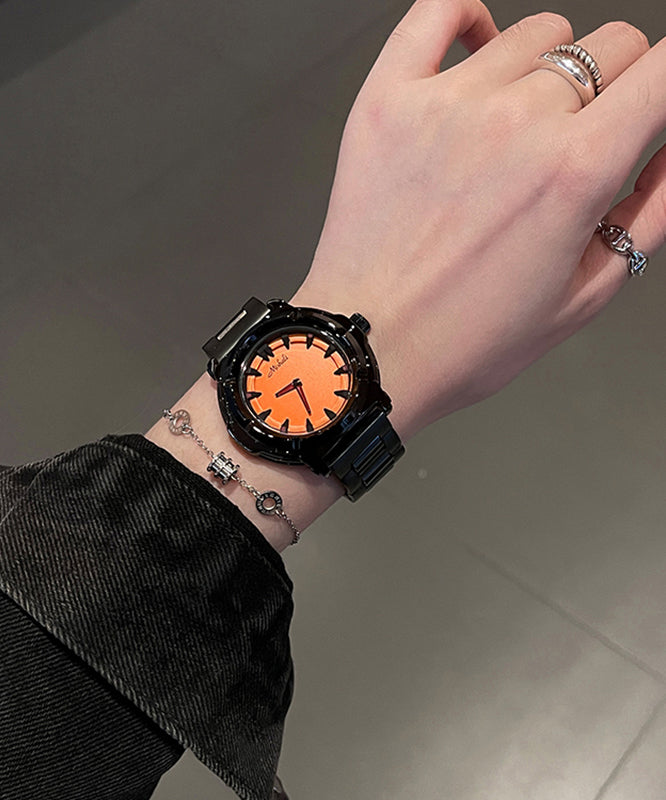 Boutique Black Stainless Steel Alloy Quartz Movement Watches
