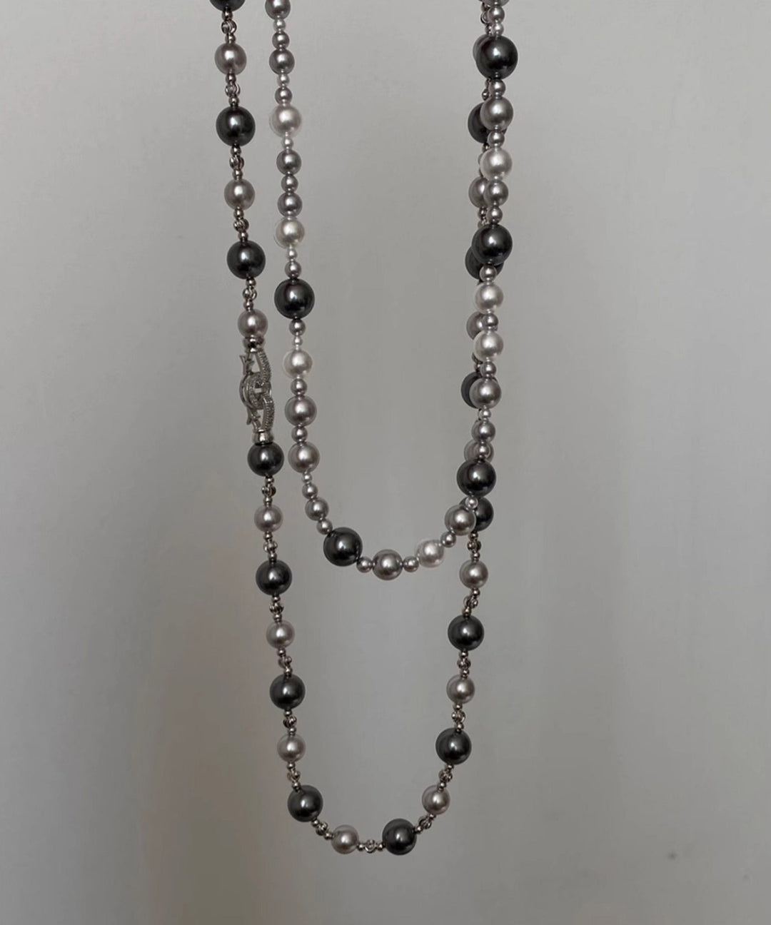 Boutique Fashion Pearl Zircon Long Necklace