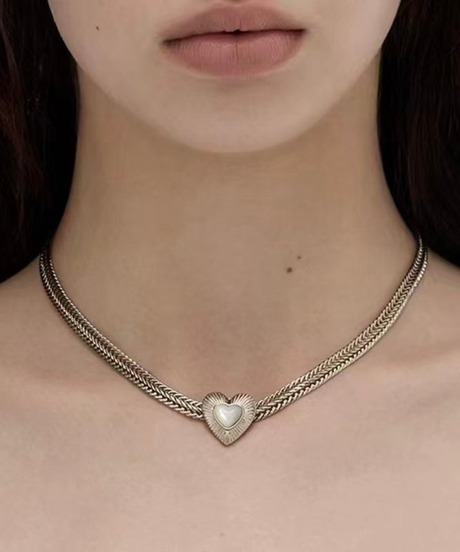 Boutique Gold Alloy Love Shell Pendant Necklace