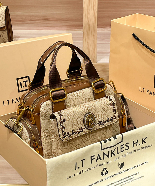 Boutique Green Solid Durable Calf Leather Tote Bag