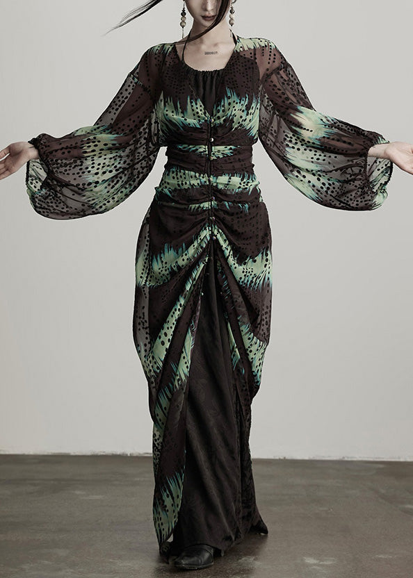 Boutique Green V Neck Nail Bead Silk Cardigans Fall