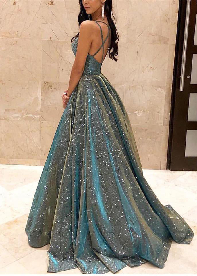 Boutique Grey Backless Sequins Summer Long Dress