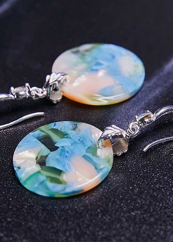 Boutique Original Design Print Acrylic Drop Earrings 2025 new style - Omychic