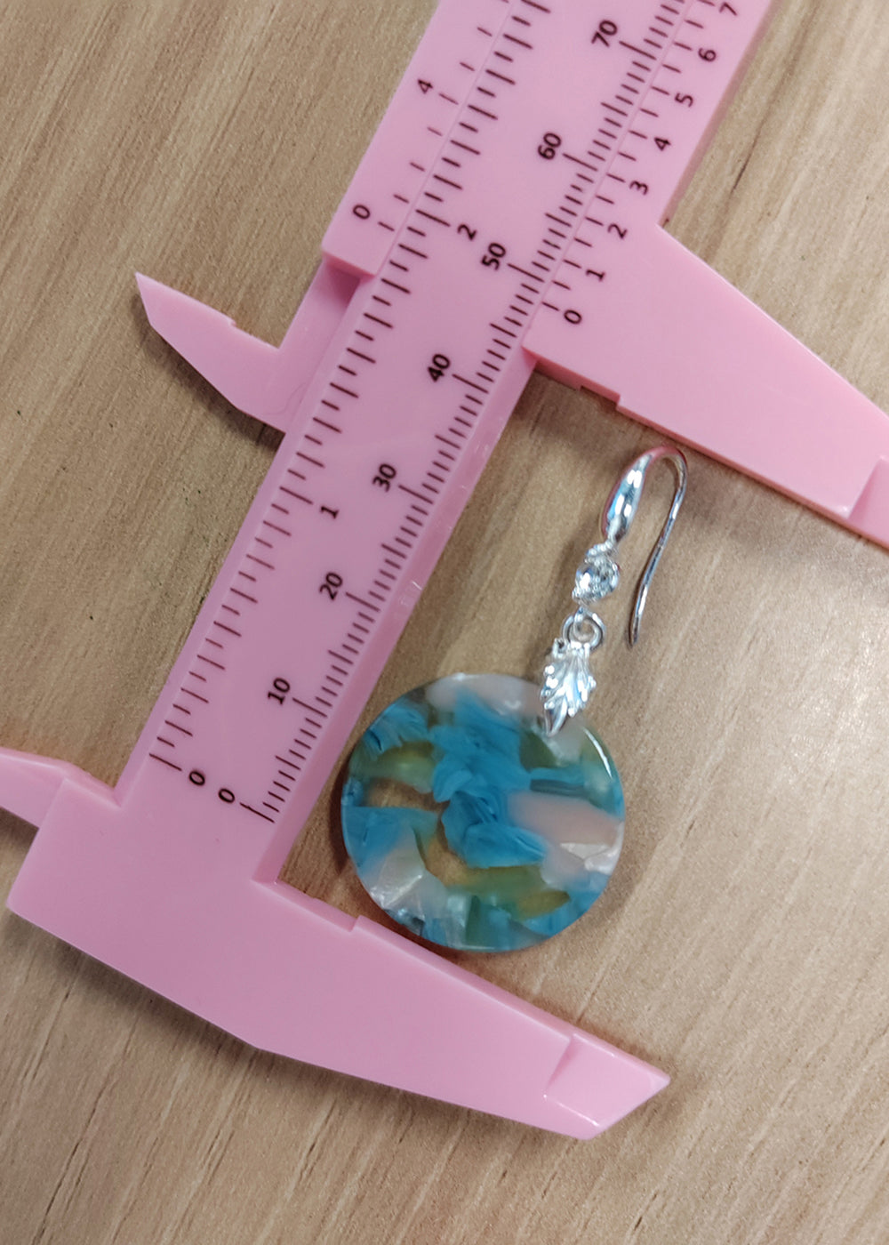 Boutique Original Design Print Acrylic Drop Earrings 2025 new style - Omychic