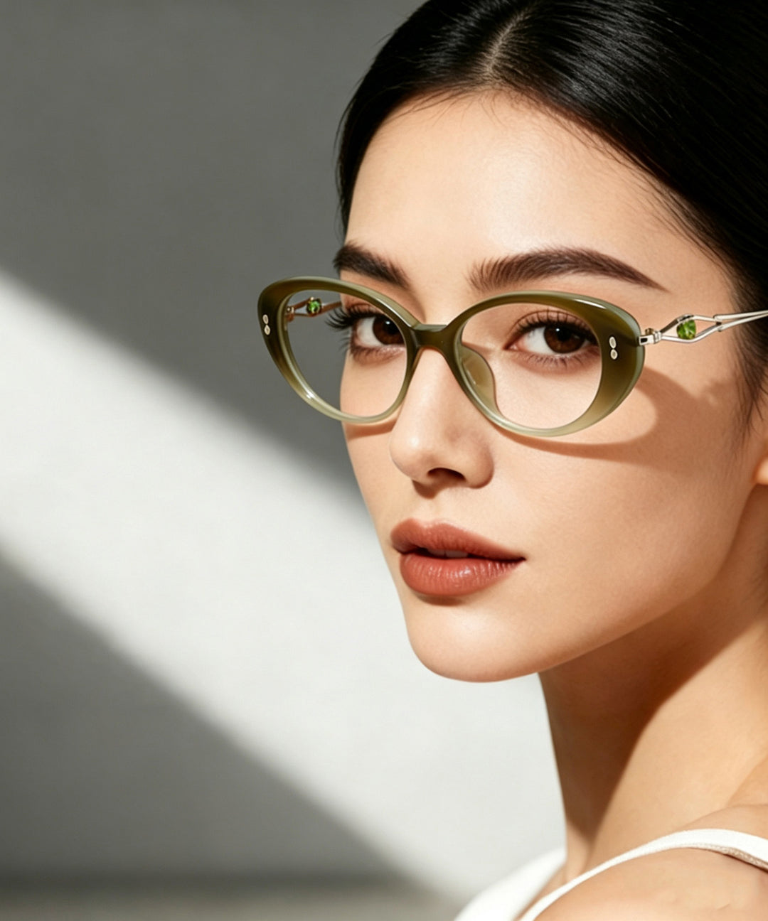 Boutique Red Alloy Cat's Eye Full Frame Reading Glasses