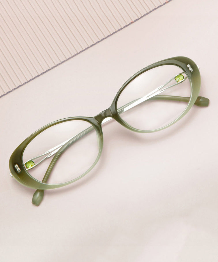 Boutique Red Alloy Cat's Eye Full Frame Reading Glasses