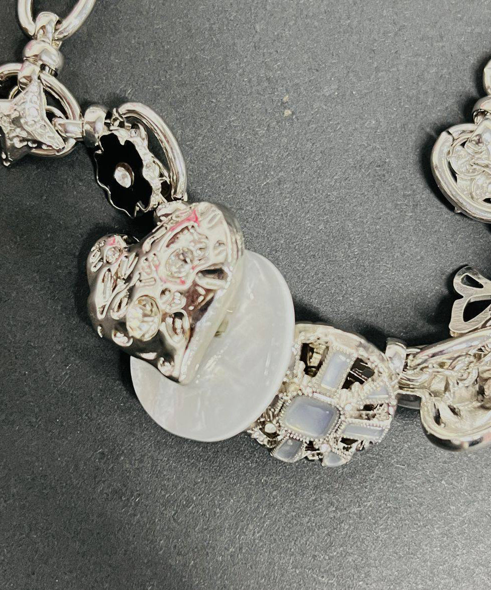 Boutique Silk Metal Chain Chain Bracelet - Omychic