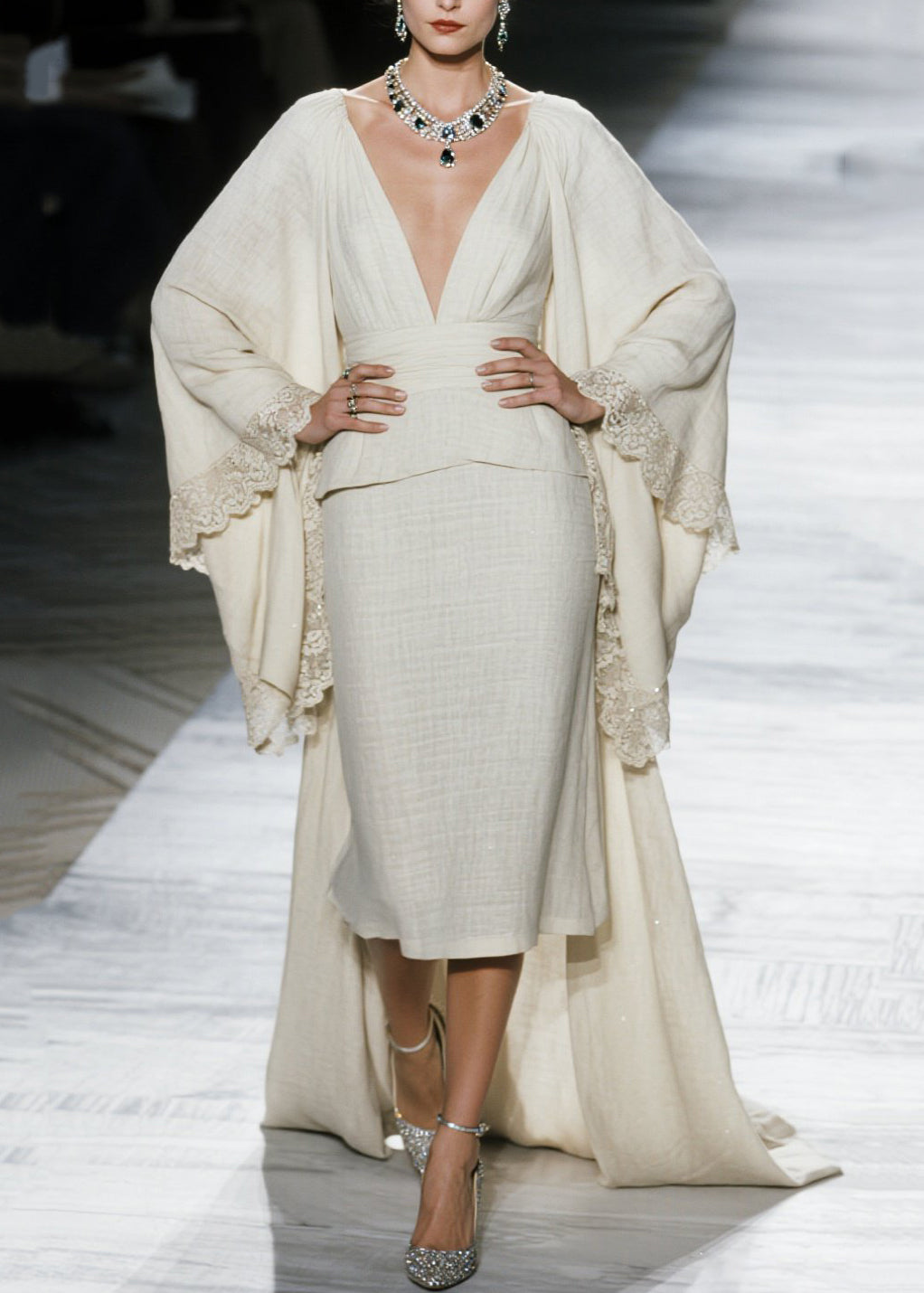 Boutique V Neck Lace Patchwork Cotton Two Piece Set Fall