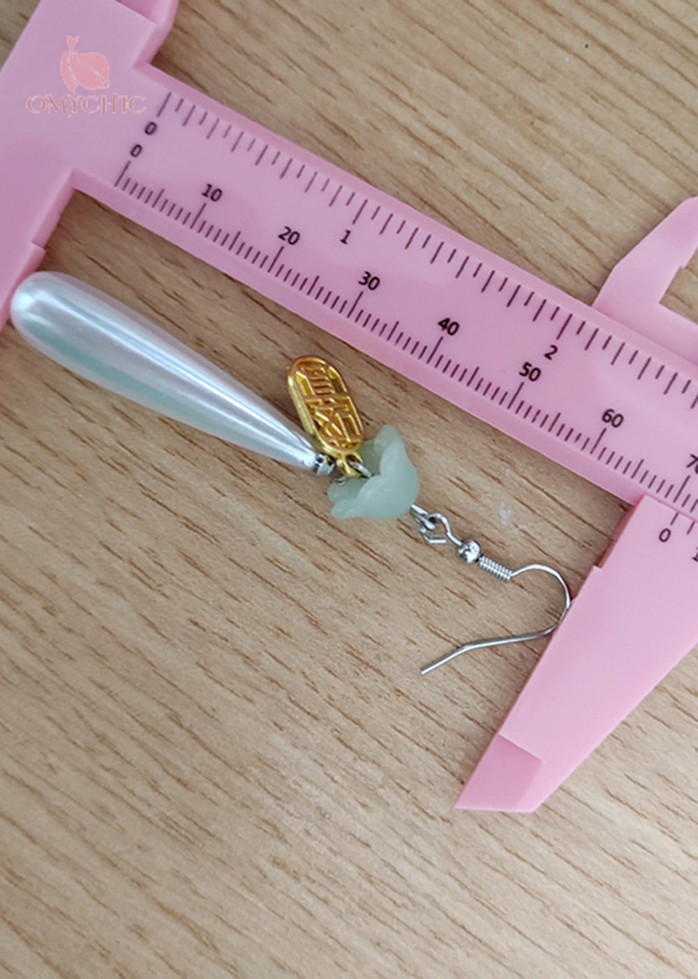 Boutique Water Droplet Pearl Fupai Drop Earrings