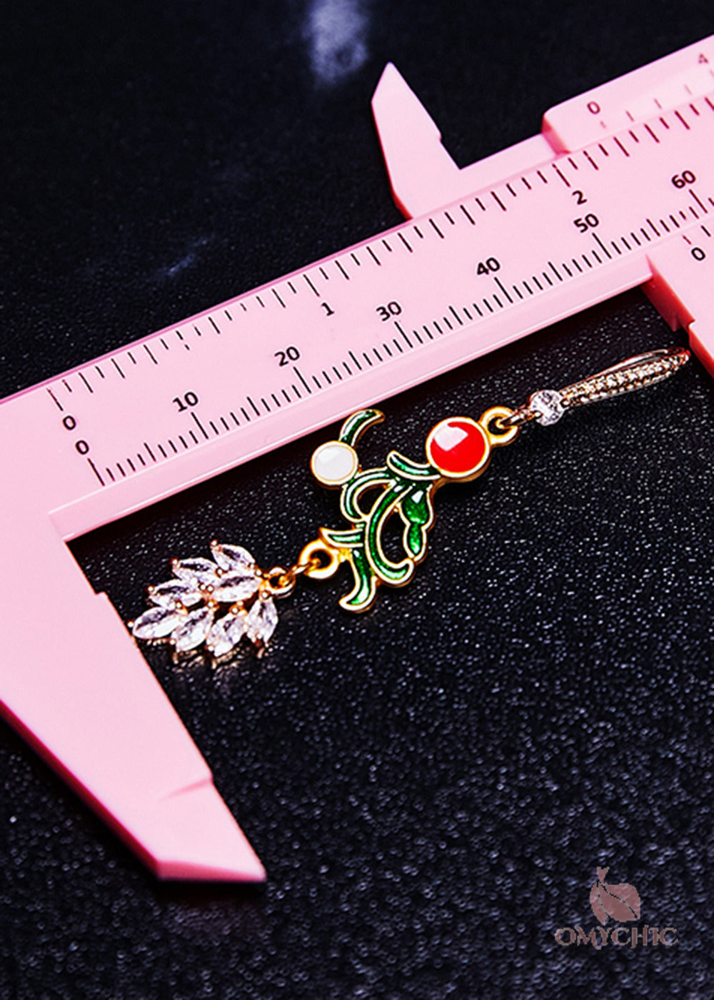 Boutique Zircon Gilding Metal Drop Earrings