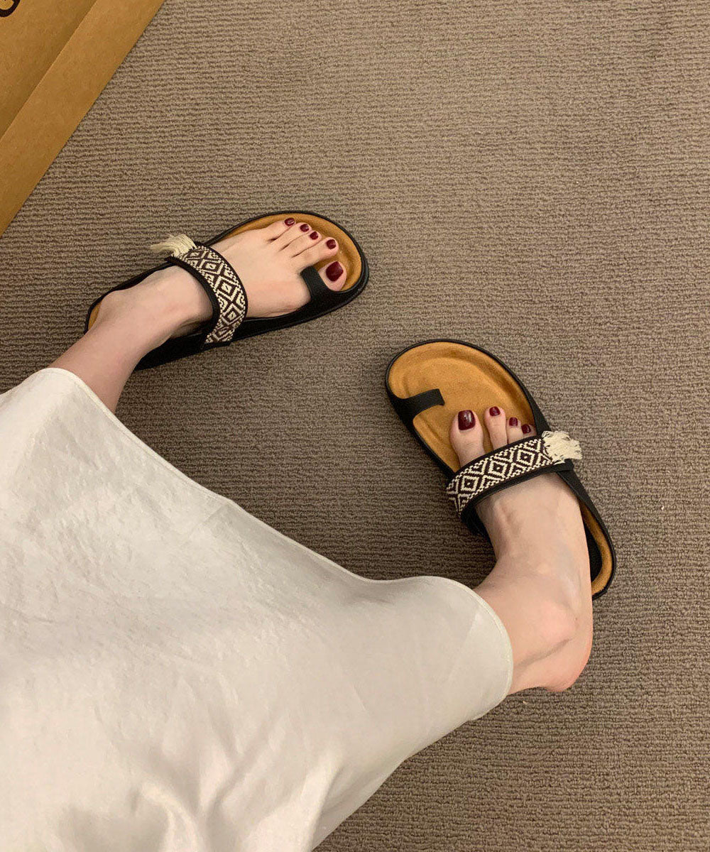 Brown Faux Leather Soft Toed Slippers For Summer 2026