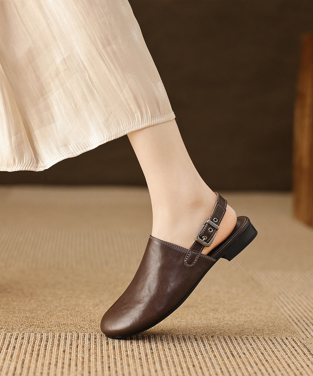 Brown Sandals Faux Leather DIY Sandals