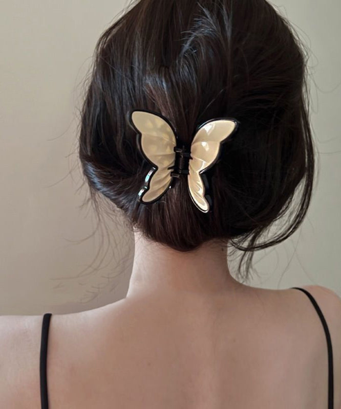 Casual Beige Alloy Acrylic Hairpin