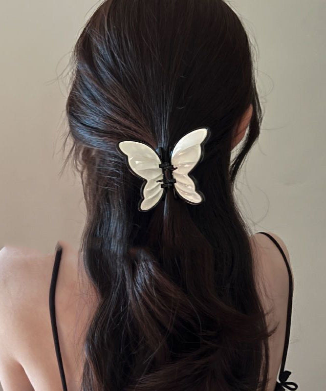 Casual Beige Alloy Acrylic Hairpin