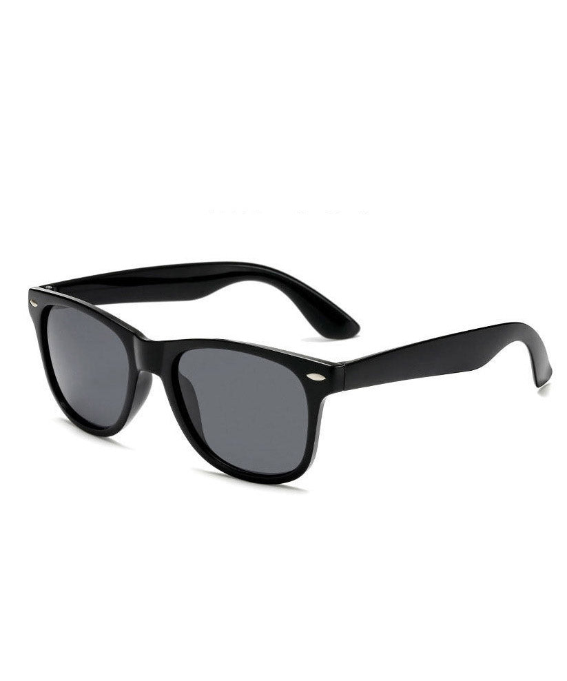 Casual Grey Resin Toad Mirror Ultraviolet-Proof Sunglasses