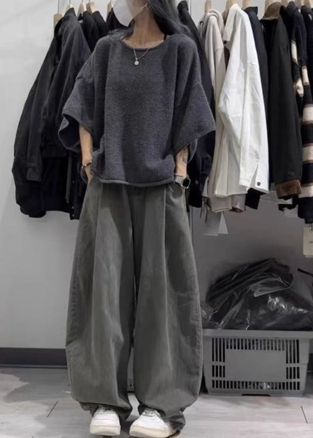 Casual Oversized Cotton Overalls Two Piece Set Outfits Summer