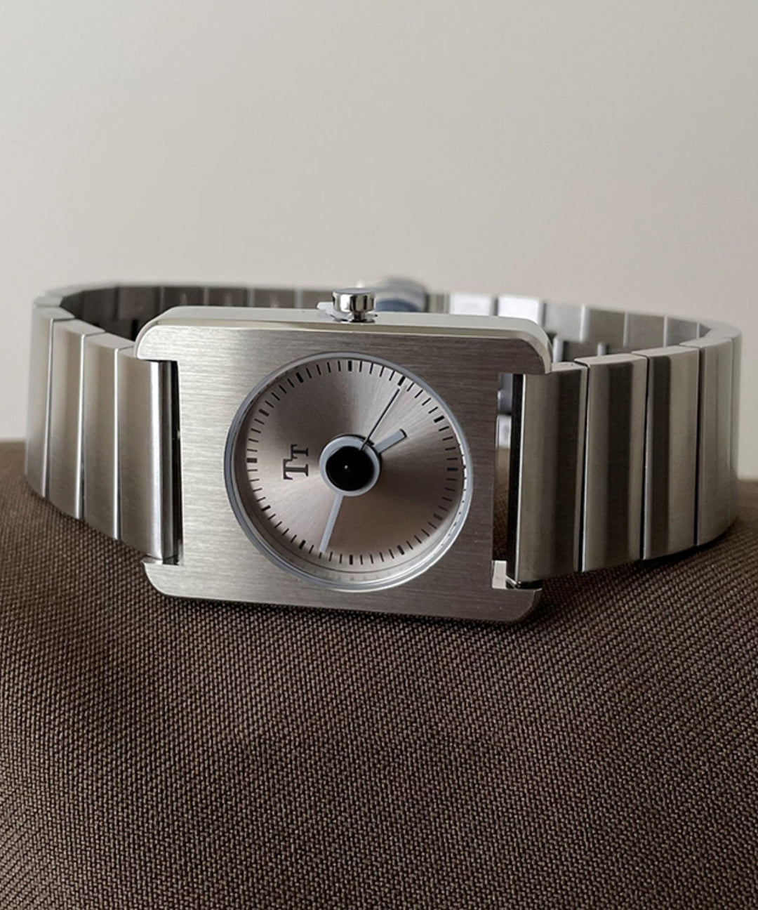 Casual Silk Stainless Steel Square Waterproof Watches