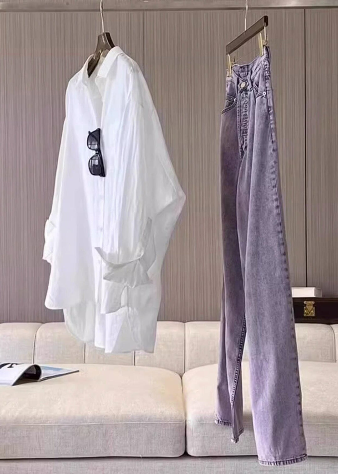 Casual White Oversized Cotton Shirts Spring