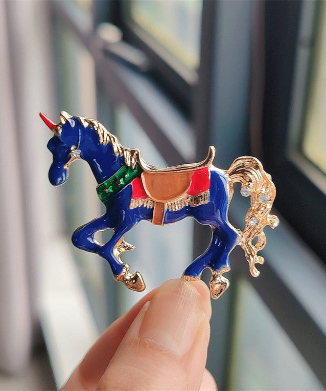 Chic Green Copper Overgild Enamel Win Instant Success Brooches