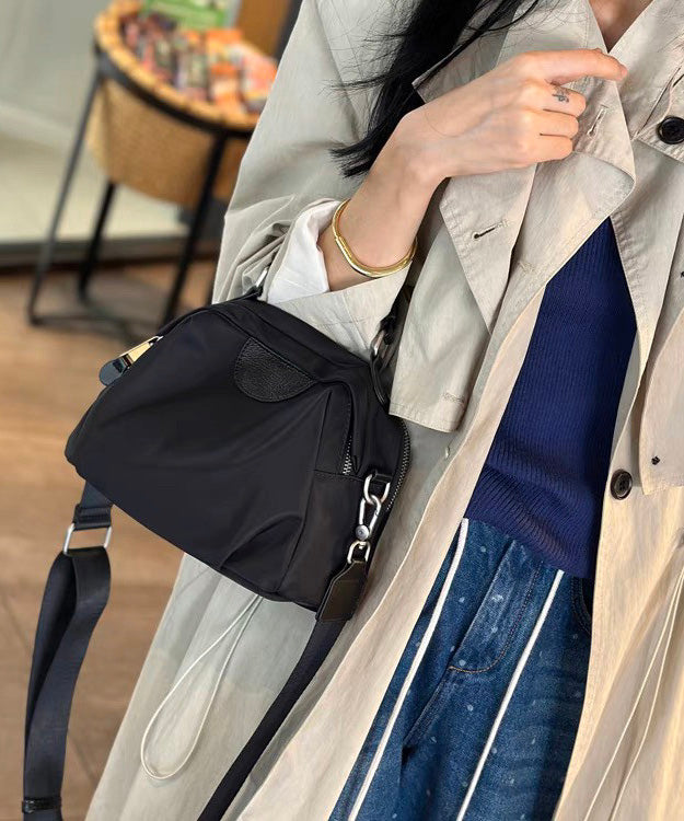 Chic Khaki Solid Durable Nylon CrossBody Bag