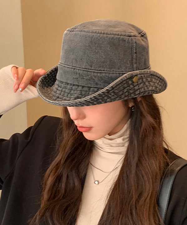 Chic Light Blue Versatile Denim Cowboy Hat