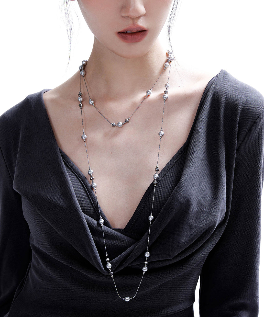 Chic Pearl Multiple Ways To Wear Copper Necklace