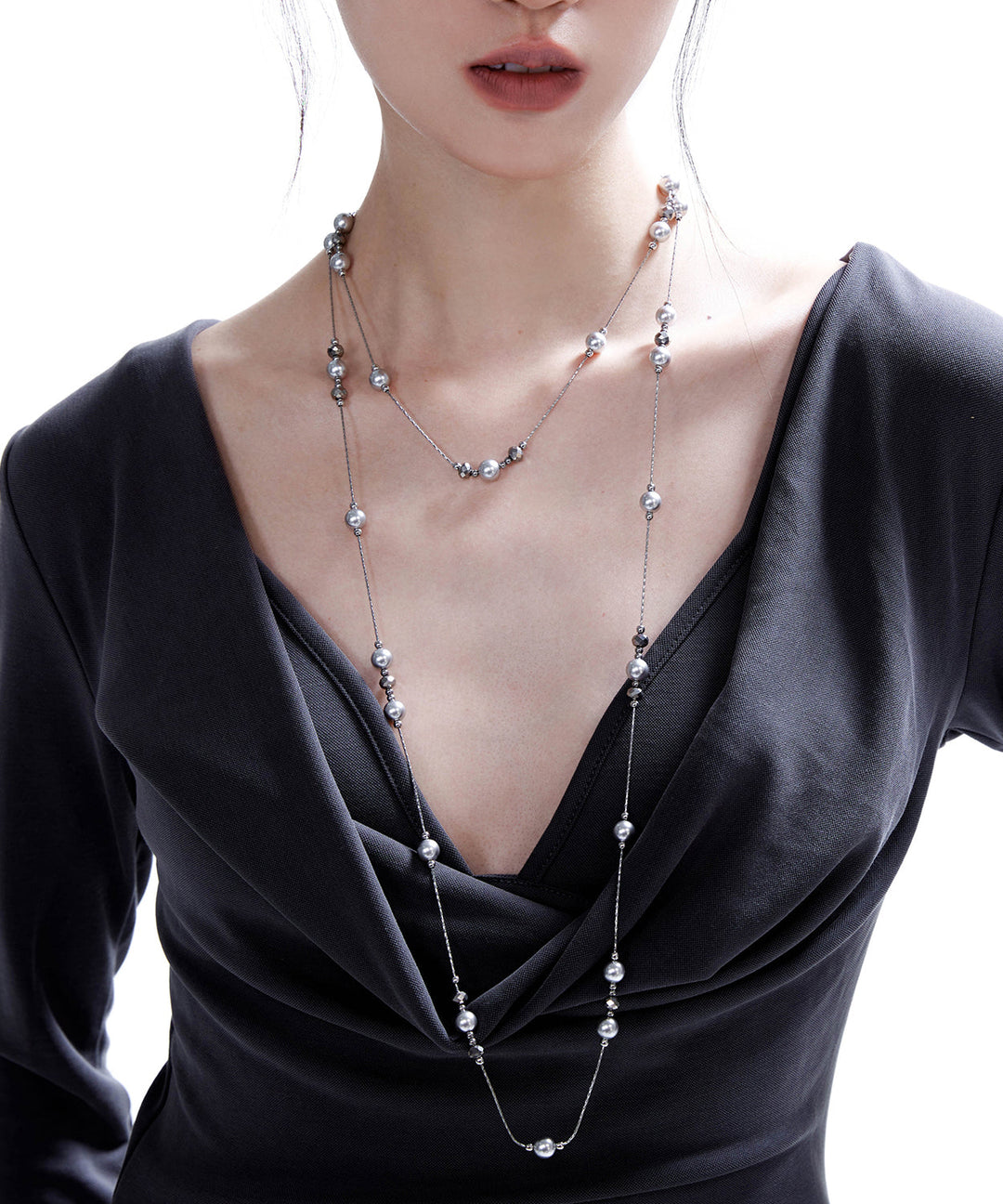 Chic Pearl Multiple Ways To Wear Copper Necklace