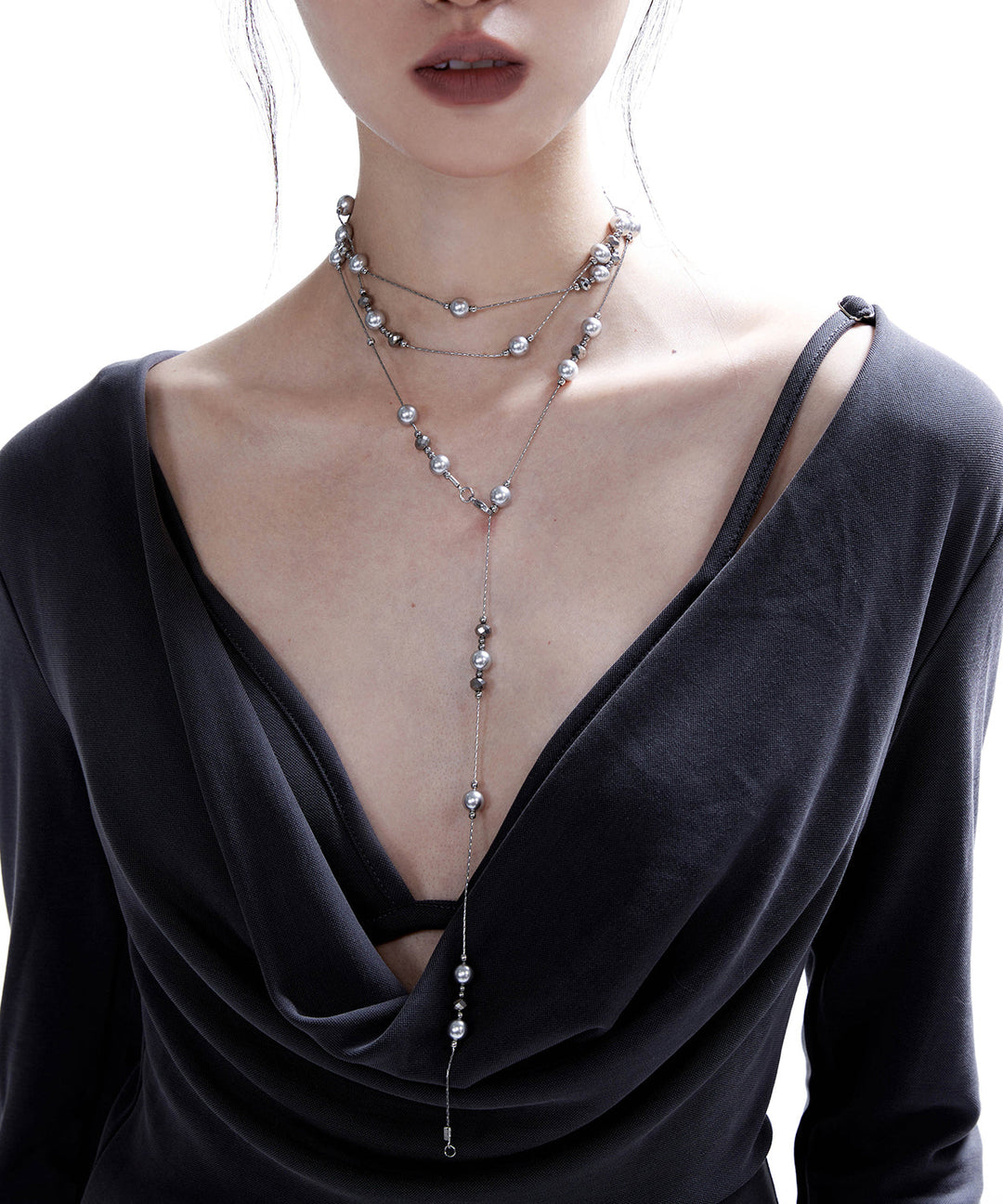 Chic Pearl Multiple Ways To Wear Copper Necklace