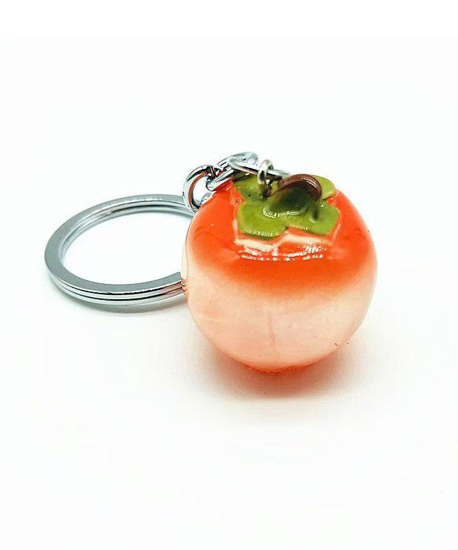 Chic Pink Stainless Steel Resin Keychains