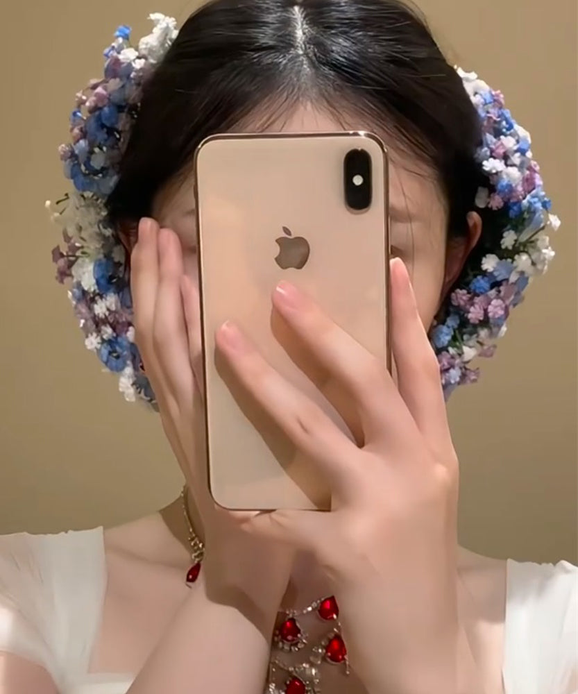 Chic Rainbow Alloy Baby's Breath Floral Hairpin