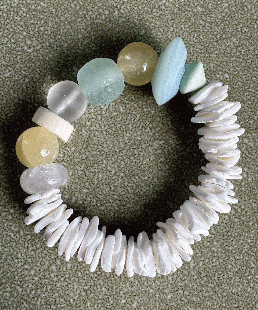 Chic Versatile Vacation Style Shell Dopamine Bracelet