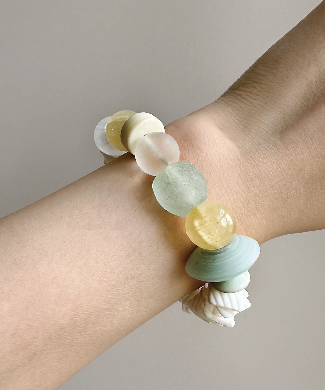 Chic Versatile Vacation Style Shell Dopamine Bracelet
