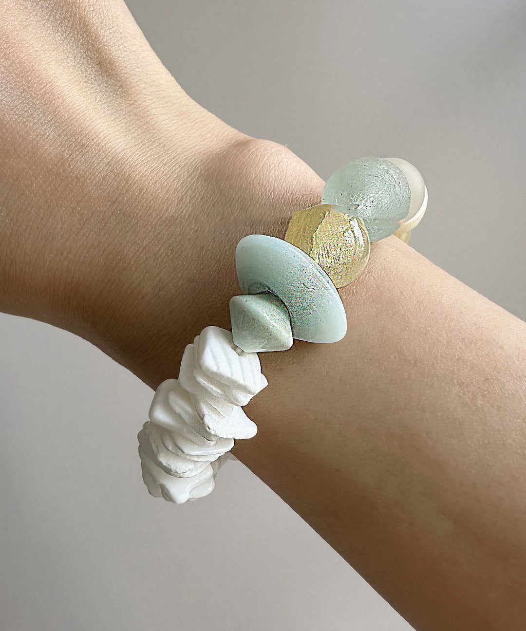 Chic Versatile Vacation Style Shell Dopamine Bracelet