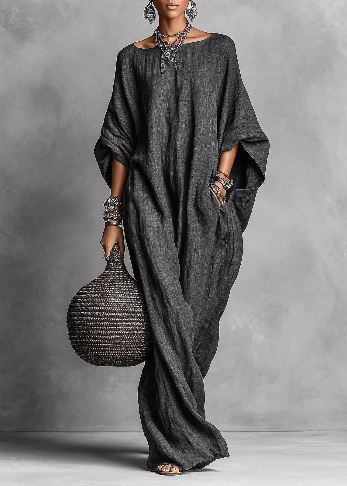 Omychic Linen Dresses & Casual Outfits Omychic Linen Dresses & Casual Outfits