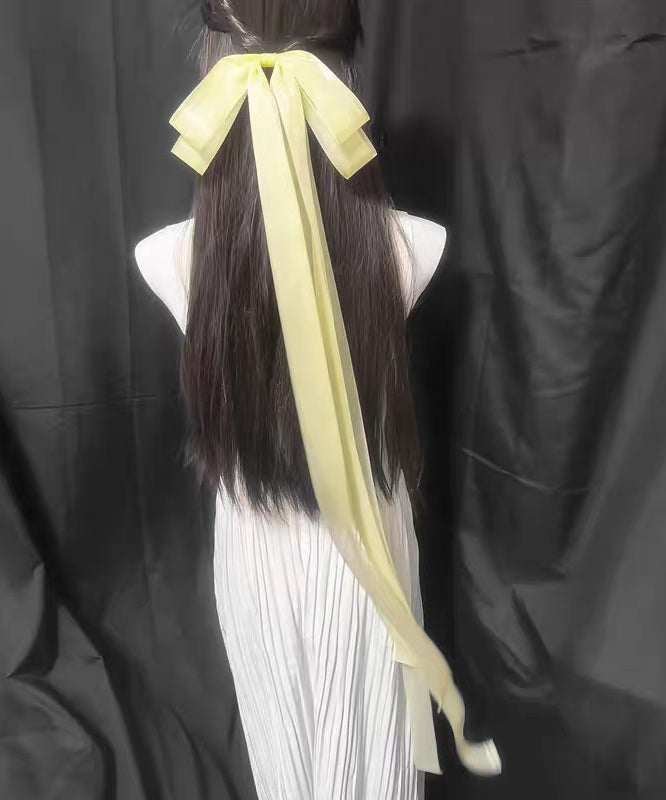 Chinese Style Green Alloy Lace Bow Ribbon Hairpin