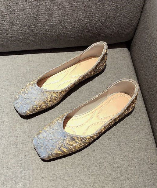 Classy Splicing Comfortable Penny Loafers Blue Satin