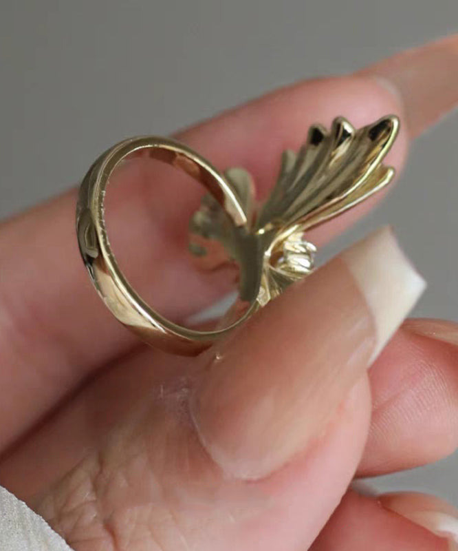 Classy White Copper Zircon Butterfly Brooches - Omychic
