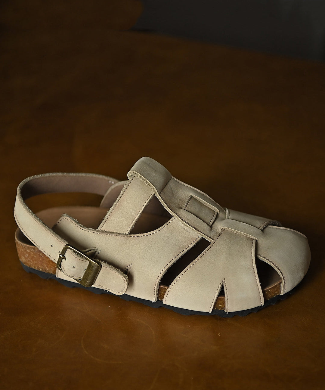 Comfortable Beige Water Sandals Hollow Out Water Sandals