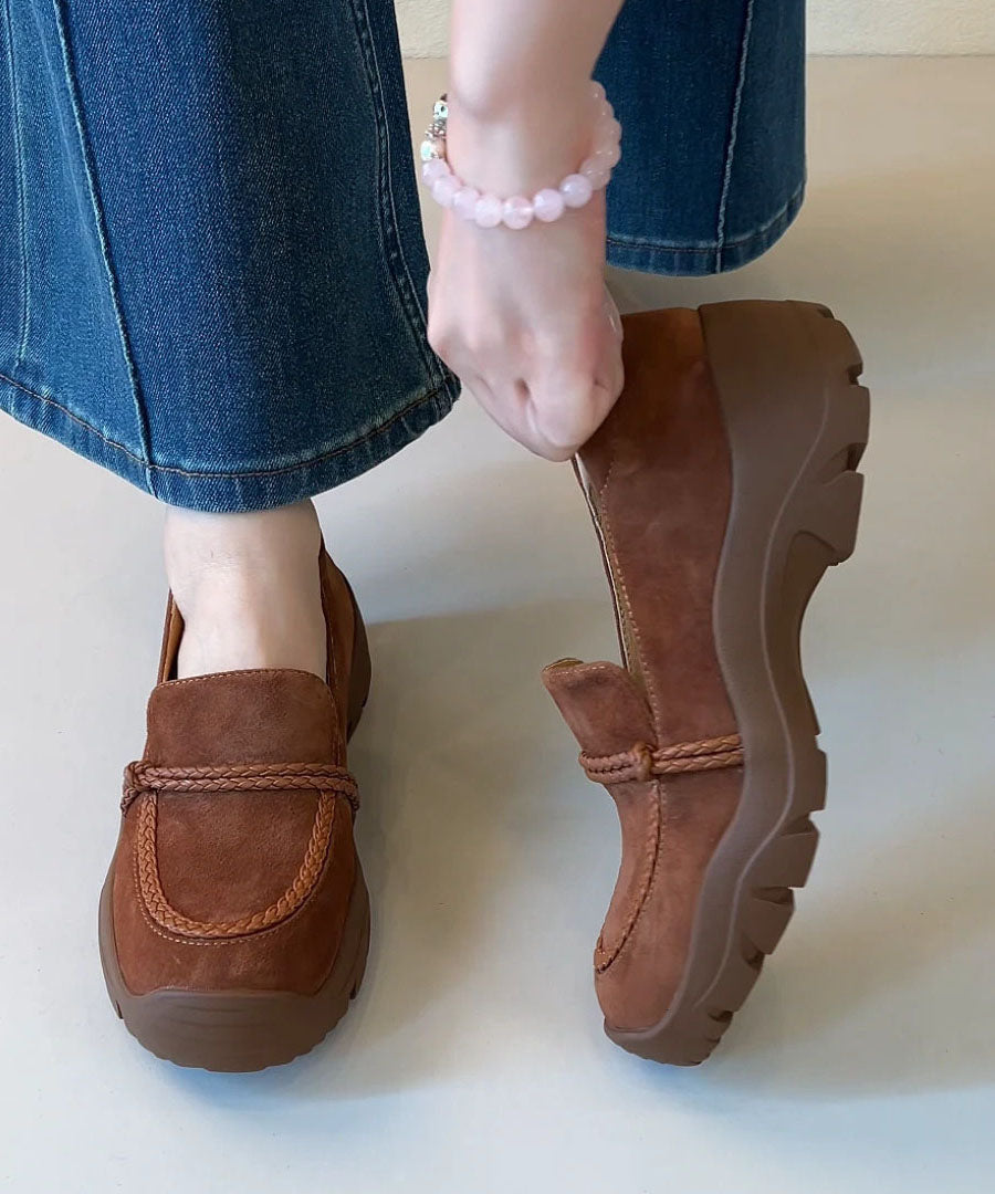 Cowhide Leather Loafers For Women Loafers For Women