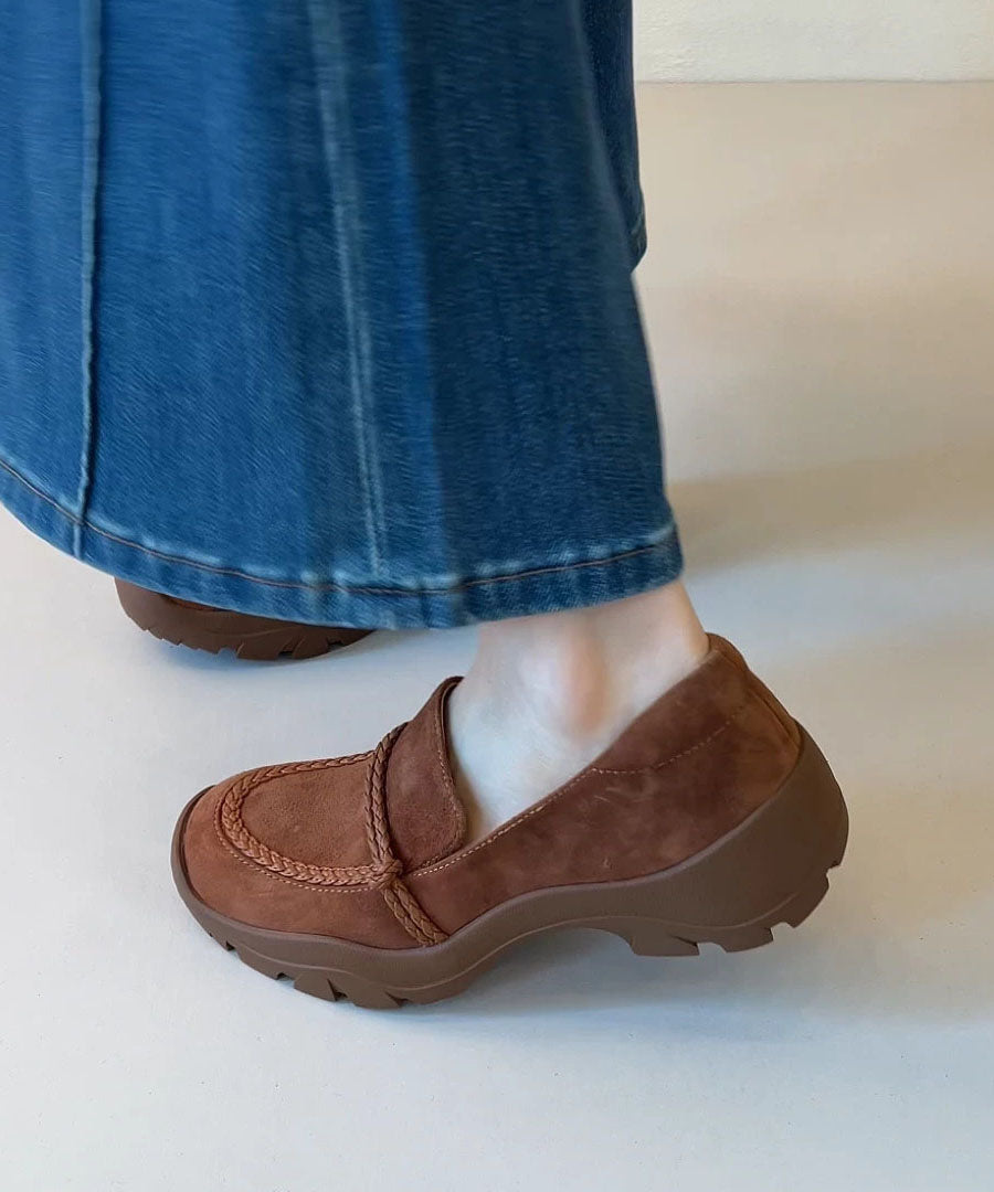 Cowhide Leather Loafers For Women Loafers For Women