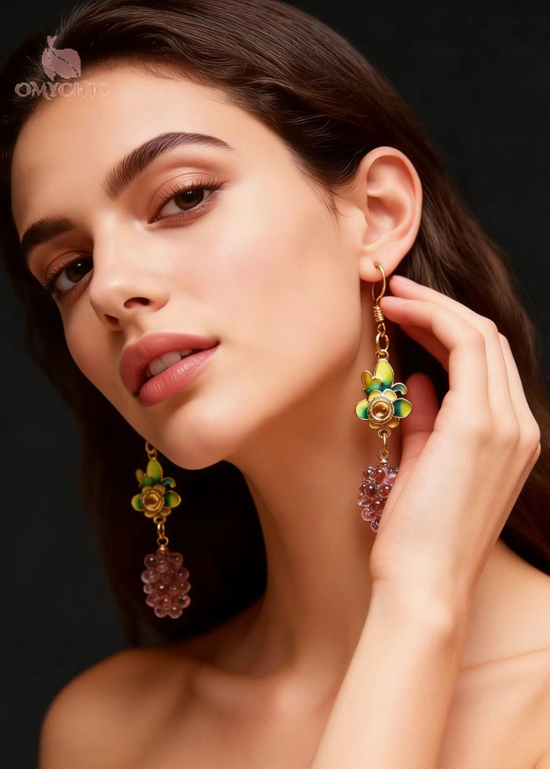 Cute Grades Acrylic Flower Drop Earrings