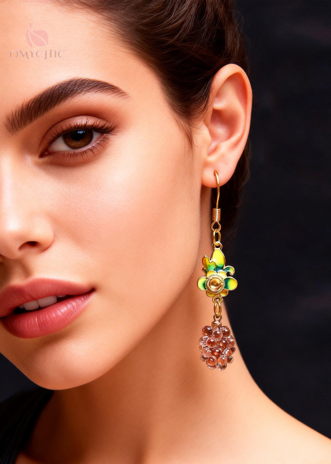 Cute Grades Acrylic Flower Drop Earrings