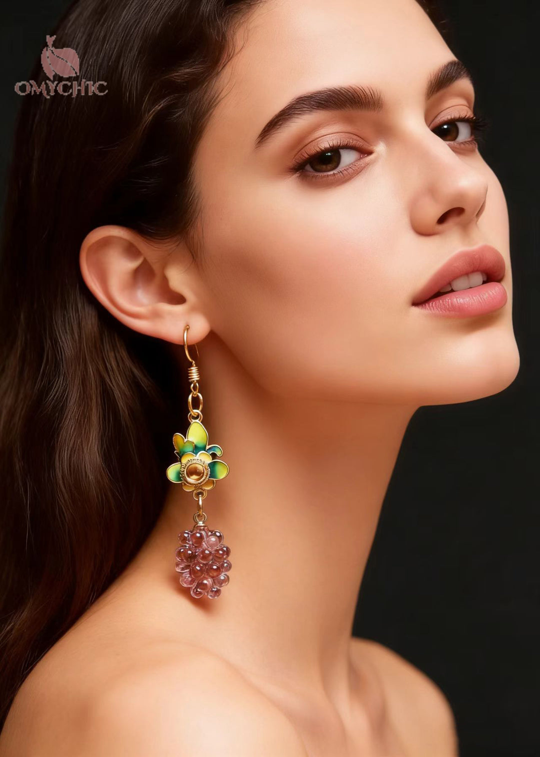 Cute Grades Acrylic Flower Drop Earrings