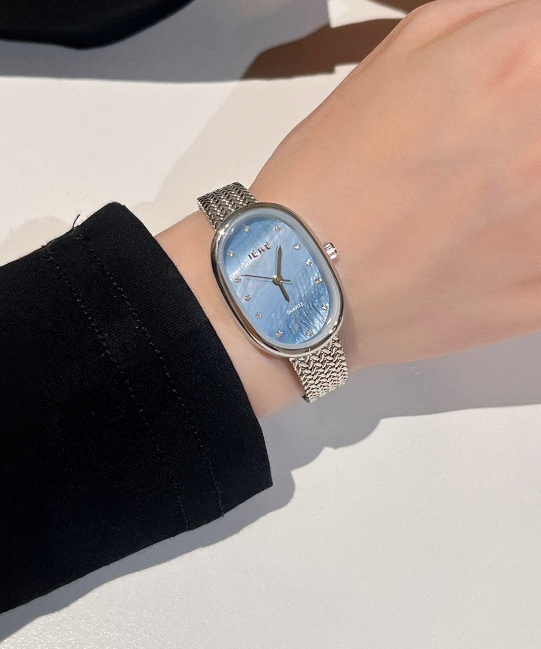 Cute Silk Stainless Steel Quartz Movement Watches