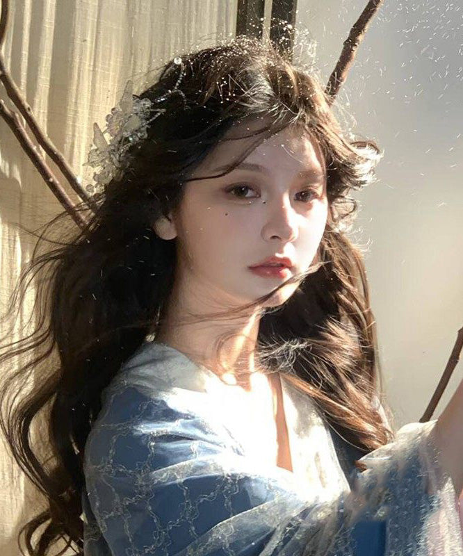 Cute Tassel Butterfly Bead Acrylic Hair Clip