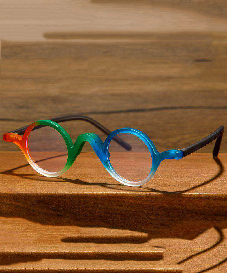 DIY Rainbow PC Full Frame Reading Glasses