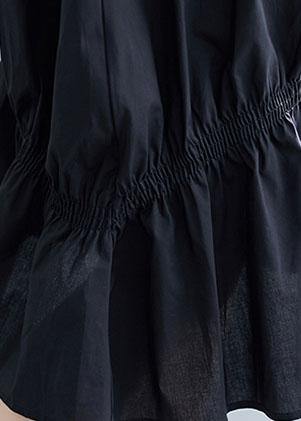 DIY V Neck Cinched Cotton Clothes Shape Purple Dandelion Dresses